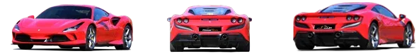 Ferrari rouge sur circuit lors d'un stage de pilotage Pilotage Passion